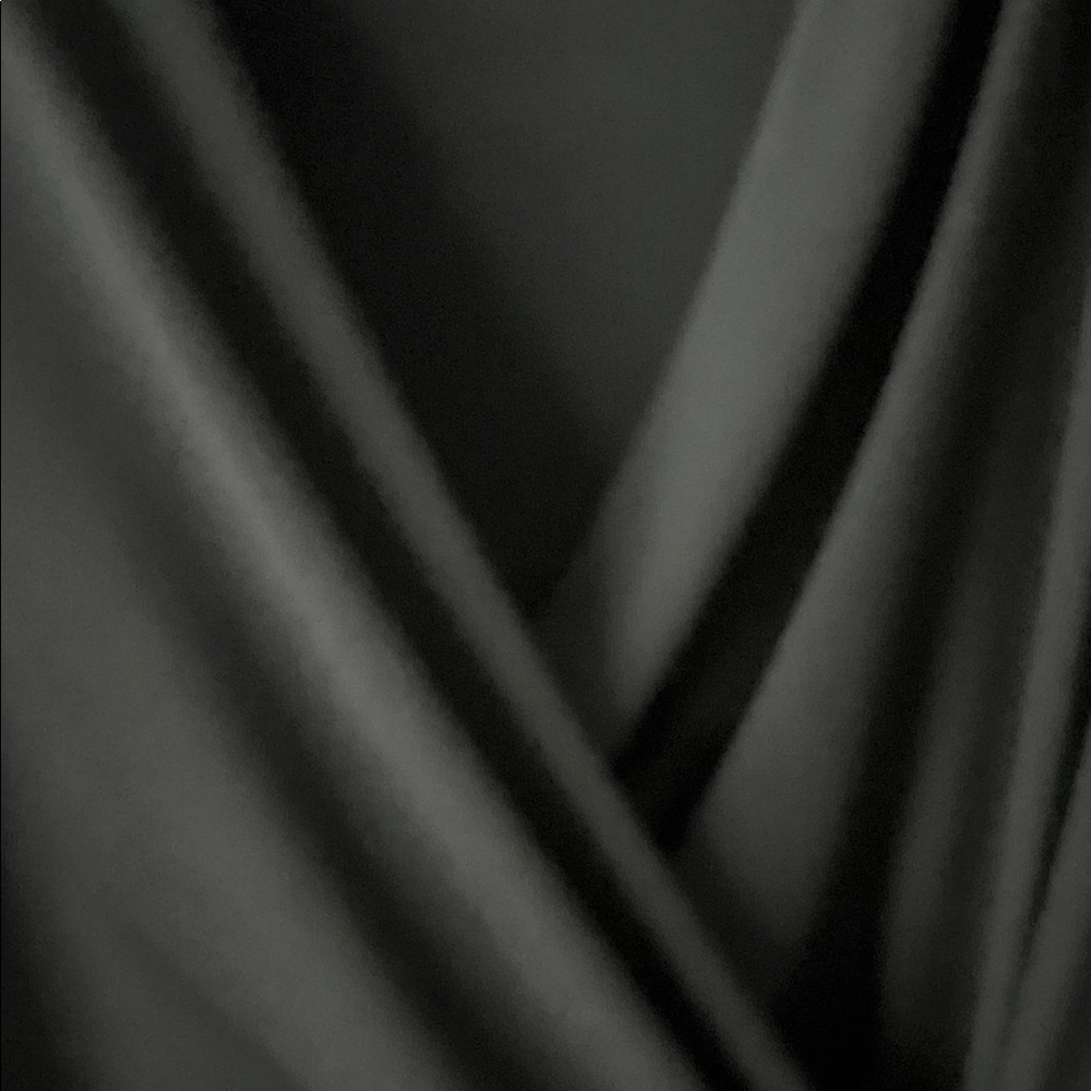Carmen Marc Valvo Black Drape Top with Zipper Accent - Picture 3 of 8